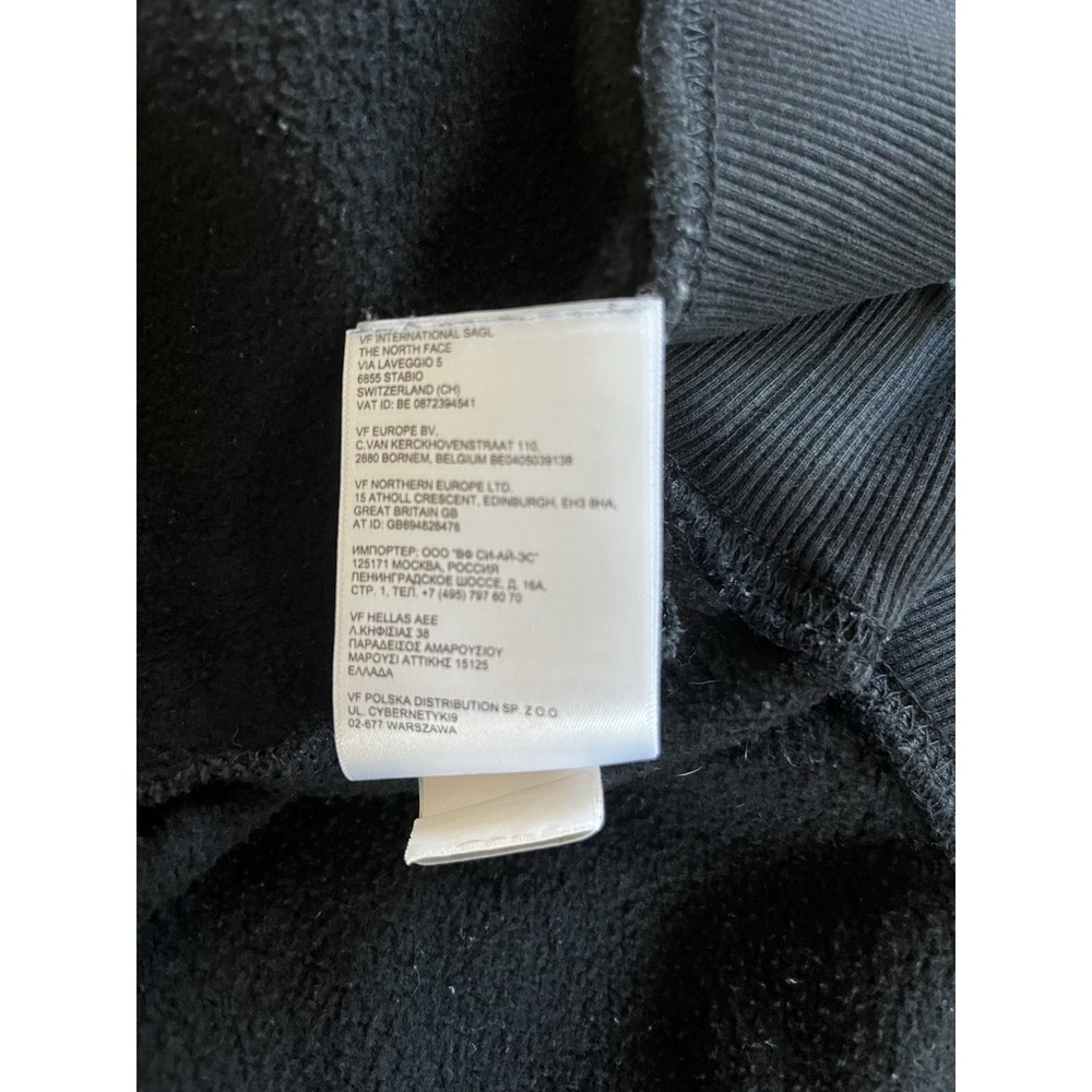 The North Face Hoodie Mens XL Black Pullover Sweatshirt Big Logo Long Sleeve - Picture 9 of 9